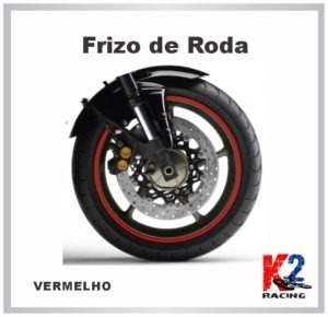 Friso de Roda Vermelho