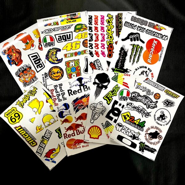Kit 80 adesivos diversos