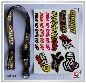 Kit Adesivo + Chaveiro 03
