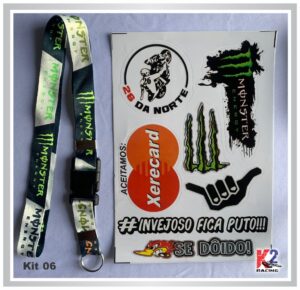 Kit Adesivo + Chaveiro 06